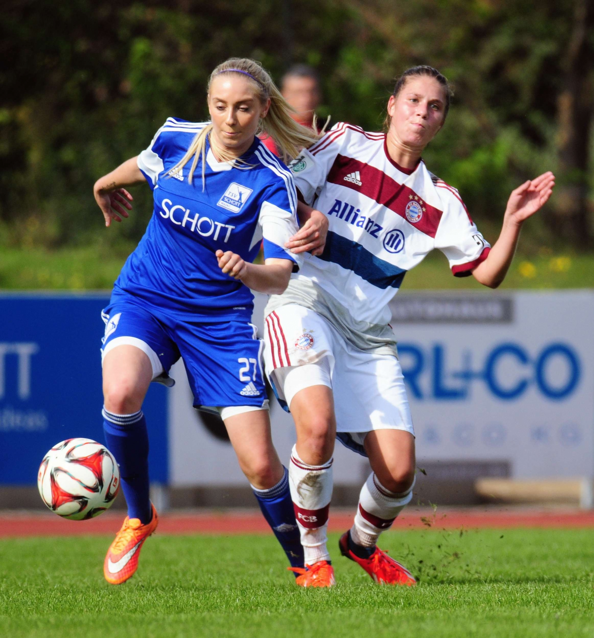 Machte ein starkes Spiel auf dem rechten Flügel: Schott-Talent Chiara Loos.
