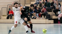 Für Timo Ernst (r.) und die Mainzer Futsaler geht es am 9. Januar in der Bundesliga weiter.