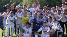 Triumphierten in Halle: Die A-Junioren des SV Gonsenheim haben das erste DFB-Pokalspiel in der Vereinsgeschichte gewonnen.