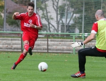 Es muss ja nicht gleich wieder ein Torfestival werden wie zuletzt gegen SW Ludwigshafen. Gewinnen will die SVW Mainz (l. Marcel Ruml) die Heimpartie gegen Aufsteiger SV Rülzheim 