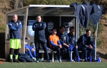Die Bretzenheimer Trainer Daniel Pollner und Timo Schmidt (v. l.) wissen nun, dass sie gleich ein wichtiges Heimspiel gegen den punktgleichen Tabellenführer der Aufstiegsrunde vor sich haben.