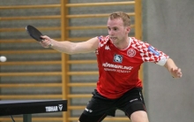 Dennis Müller gewann gegen den TV Limbach zwei Fünfsatzspiele und im Doppel, ging gegen die TTF Frankenthal aber leer aus.