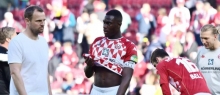 Mienen und Körperhaltung sagen alles. Bo Svensson, Moussa Niakhaté, Stefan Bell und Robin Zentner hatten keine Freude am 0:0.