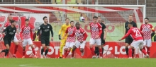 Versammlung im 05-Strafraum: Eine Szene aus dem Hinrundenspiel, das die U23 mit 1:0 gewann.