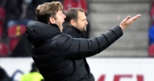 VfL-Trainer Florian Kohfeldt forderte statt der Gelben Karte gegen Niklas Tauer vehement Rot und wurde erhört.