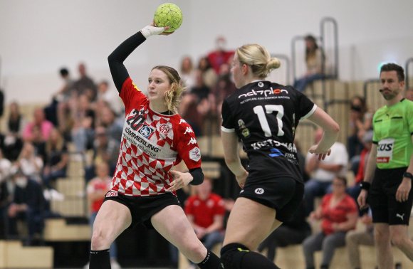 Julie Jacobs sorgte gegen Ende der ersten Halbzeit dafür, dass ihre Mannschaft an Werder Bremen dranblieb.