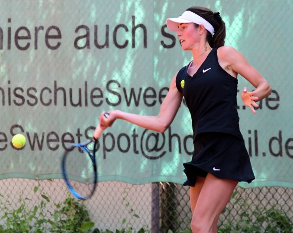 Morgane Pons hatte in Eschborn ihre stärkste Phase in den ersten fünf Spielen des zweiten Satzes...