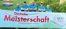So tritt der 1. MGC bei der Senioren-DM in Osnabrück an: (v. l.) Alice Kobisch, Coach Michael Bamberg, Patrick Beringhausen, Markus Janßen und Roman Kobisch.   
