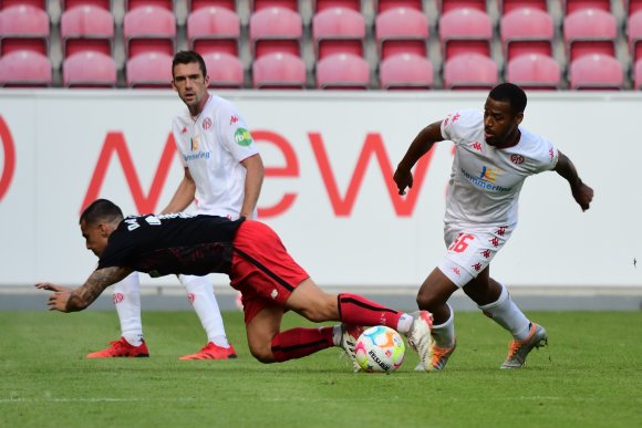 Marlon Mustapha hinterließ auch im letzten Test der Saisonvorbereitung einen guten Eindruck...