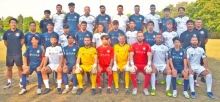 Der FC Basara in der Saison 2022/23. Obere Reihe von links: Ryo Shimizu (Physio), Benjamin Ghatas, Ilias Kuntich, Maximilian Pflücke, Abdelkarim Hadri, Prabin Shrestha, Stephan Bröker, Aiman Abdelaali, Sora Osawa, Yuya Okuda (Kotrainer). Mitte (v. l.): Takashi Yamashita (Trainer), Phuong Truong (Team Manager), Takahiro Okuno, Daisuke Fukuhara, Ömer Er, Shosei Kuwano, Domenico Radice, Kensei Fujinaga, Tatsuya Ogasawara, Martin Dahlem, Kevin Miller (Kotrainer), Andreas Mayer (Sportlicher Leiter). Unten (v. l.): Kaito Kuroda, John Johanna (nicht mehr im Verein), Yuki Maki, Christopher Bleimehl, Kosuke Koyanagi, Tobias Dillitz, Felix Pohlenz, Jan Itjeshorst, Hayate Sato, Samir Ouachchen.