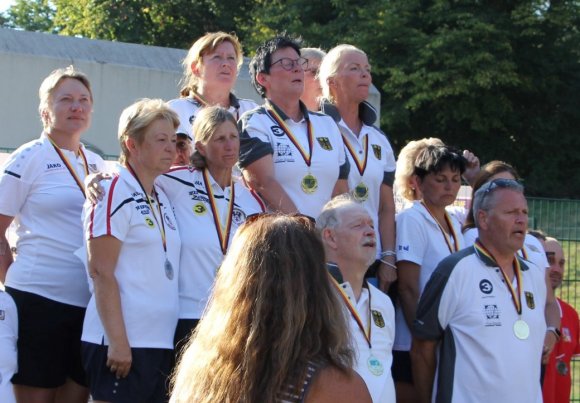 Bei den Frauen gewann unter anderem Alice Kobisch (oben rechts) den WM-Titel.