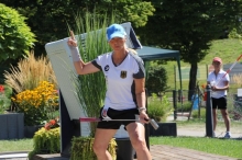 Drin! Alice Kobisch auf dem Weg zu ihrem Stroekplay-Titel bei der Senioren-WM in Wanne-Eickel.