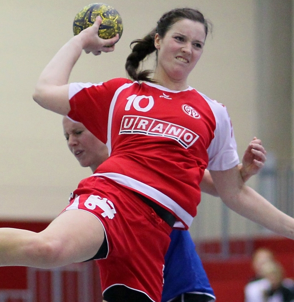 Anika Schmitt war als einzige Abdelegierte des Zweitligateams mit acht Treffern stark am guten Bild beteiligt, das das 05-Oberligateam beim Tabellenführer Roude Léiw Bascharage abgab.