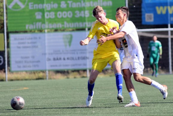 In Kirchberg mussten Luan Barroso Rennstich und der SV Gonsenheim am vorigen Sonntag einiges einstecken, retteten sich aber zu einem 3:2-Sieg.