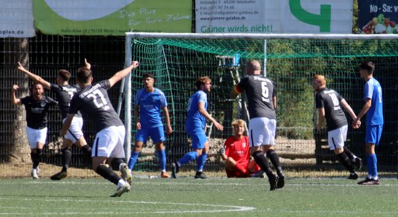 Das ist der TSG Bretzenheim in den ersten fünf Partien nur dreimal passiert: Das gegnerische Team, hier der SV Hermersberg in ersten Saisonspiel, erzielt einen Treffer. Die Defensive wird am Sonntag gegen den SC Idar-Oberstein besonders gefordert sein. 