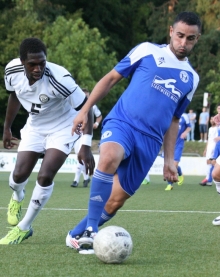 Da war Durchpusten angesagt: Babak Keyhanfar rettete den SVG im Verbandspokalspiel beim VfL Neustadt durch den 2:2-Ausgleichstreffer in der 88. Minute die Verlängerung. 