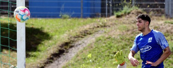 Etienne Portmann erzielte in Pfeddersheim sein sechstes Saisontor.