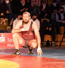 Alexander Semisorow sorgte gegen die Red Devils Heilbronn für d a s Highlight des Abends.