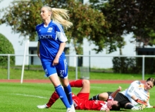 Auch Chiara Loos war mit zwei Treffern am 11:0 gegen Fortuna Göckingen beteiligt.