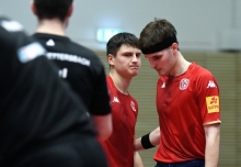 Die Gesichter sprachen Bände: Andrei Putuntica und Luka Mladenovic...