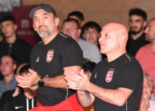 Trainer Davyd Bichinashvili (l.) und Kotrainer Harun Yildiz werden in Köllerbach eine Mannschaft auf die Matte schicken, die den Staffelsieg klarmachen kann.