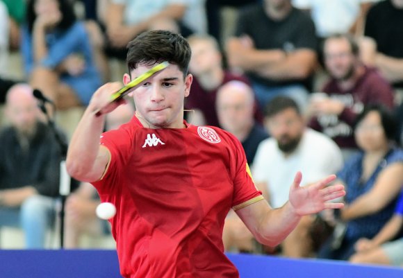 Carlo Rossi gelang in Saarbrücken der einzige Mainzer Satzgewinn.