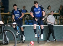 In eigener Halle wollen und müssen Fabian (l.) und Jonas Gebhard am Samstag ordentlich punkten.