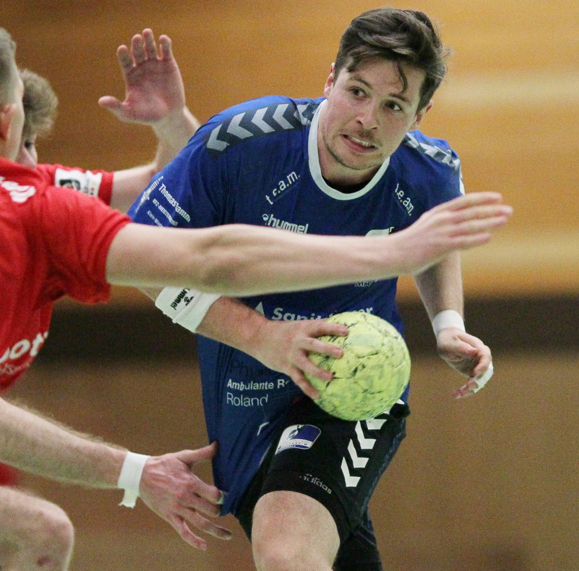 Überraschungsgast im Budenheimer Team beim Auswärtssieg in Vallendar: Lukas Nagel half wegen des Ausfalls aller drei Rückraumspieler für die halblinke Position aus. 