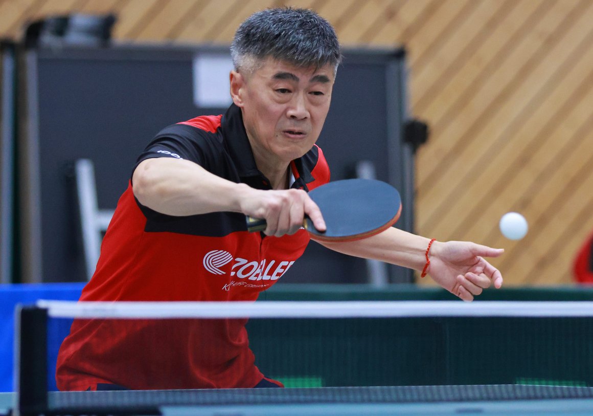 Spielte als einziger Klein-Winternheimer gegen den Trend: Chen Zhibin.