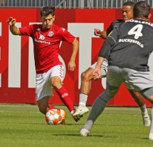 Eniss Shabani hatte mit der U23 im Heimspiel den FC RW Koblenz gut im Griff und gewann mit 4:1. Voraussetzung für einen ähnlichen Erfolg im Stadion Oberwerth ist am Samstag eine gute kämpferische Leistung