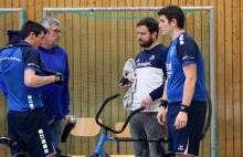 Am Ende fehlte Fabian (l.) und Jonas Gebhard (r.), mit ihren Trainer Andreas Gebhard und Janis Stenner, ein Sieg, um als Tabellenneunter den Klassenverbleib zu schaffen.