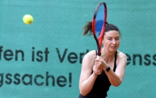 Christina Manß gab sowohl im Einzel als auch im Doppel mit Chiara Wiederstein lediglich ein Spiel ab.