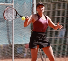 Johanna Nitsch kam einem dritten Einzelpunkt ganz nahe, unterlag aber im Matchtiebreak mit 6:10.