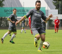 Als die meisten auf einen Pfiff warteten, blieb er aufmerksam: Mükkerem Serdar erzielte für die SpVgg Ingelheim in Fußgönheim das späte 2:2.