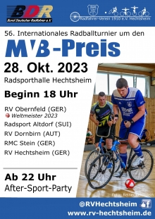 Mehr Weltklasse geht kaum: In Hechtsheim wird am Samstag wieder Radball auf höchstem internationalem Niveau gespielt.