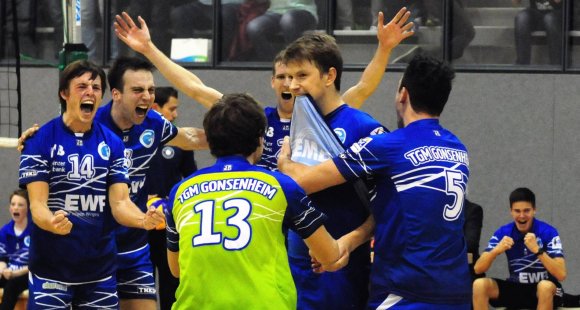 Kaum zu fassen: Die TGM hatte den zweiten Satz mit 28:26 für sich entschieden.