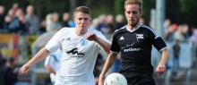 Nils Letz (l.) erzielte das Tor zum 1:0-Heimsieg gegen den SC Hauenstein. Am Samstag wollen er und der SV Gonsenheim in Wirges einen anderen Tabellenführerbezwinger schlagen.