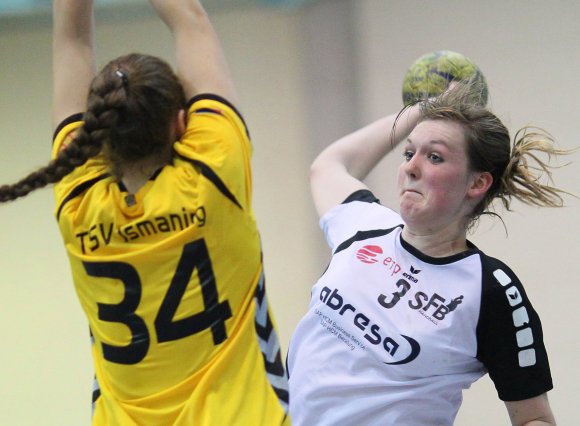 Für Alicia Soffel, mit 14 Treffern beste Boudenheimer Schützin in Ismaning, und ihre Mitspielerinnen ist das Abenteuer Bundesliga beendet.