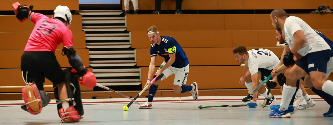 Der Kapitän im Sturm: Das war im Spiel gegen den TFC Ludwigshafen nicht so häufig das Bild wie üblich, denn Max Nagel stand in der Grundaufstellung diesmal vornehmlich in der Defensive.  