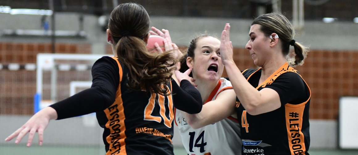 Bei ihren bisherigen Einsätzen für den ASC, wie hier gegen die Rhein-Main Baskets, hatte sich Verena Soltau unter Wert verkauft. Beim Sieg in Bad Homburg avancierte die Jugendnationalspielerin zu einer der Matchwinnerinnen.