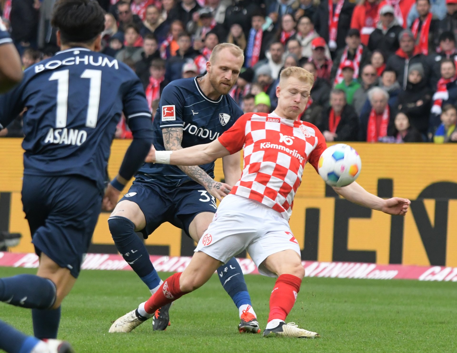 ...auch Andreas Hanche-Olsen verlor nicht viele Mann-gegen-Mann-Duelle.