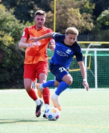 In der Hinrunde hielten Nicolas Obas und der TSV Schott gegen Hessen Kassel bis zur Pause ein 0:1. Danach gingen sie unter.