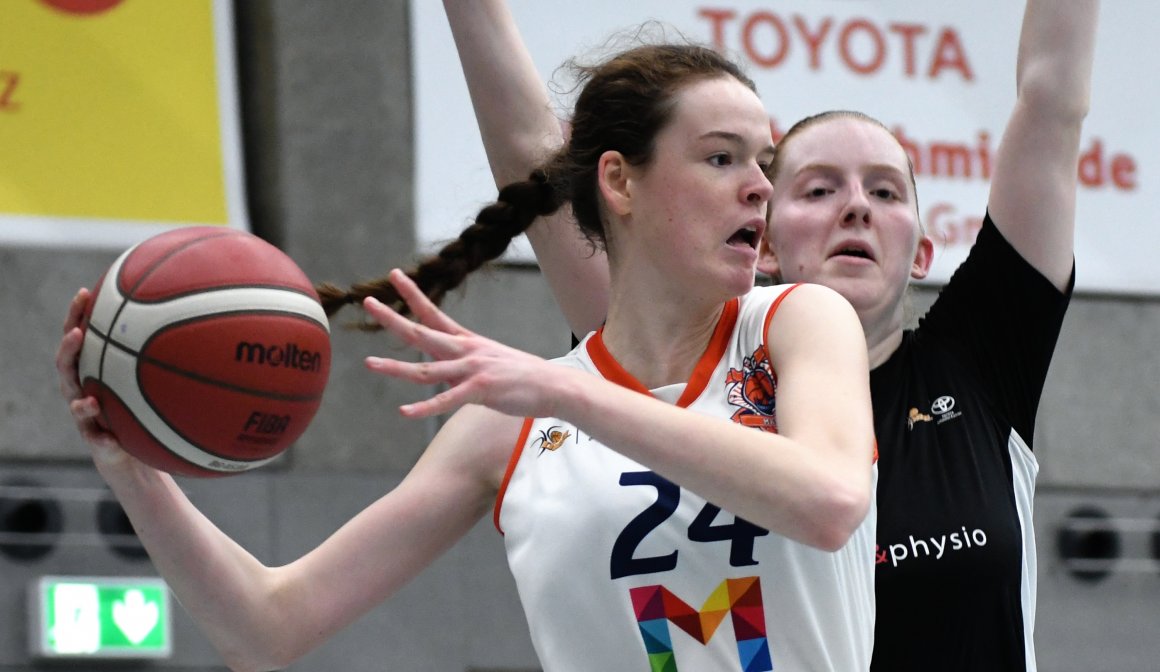 Tolle Moves, 24 Punkte, zehn Rebounds und sogar zwei Dreier: Verena Soltau trumpfte beim Sieg gegen den USC Heidelberg groß auf.