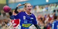 Wach und gierig bleiben wie die Bretzenheimerin Lea Helle im Spiel gegen die SG Schozach-Bottwartal ist bei den hiesiegen Handballvereinen auch in den letzten Runden der Saison angesagt.
