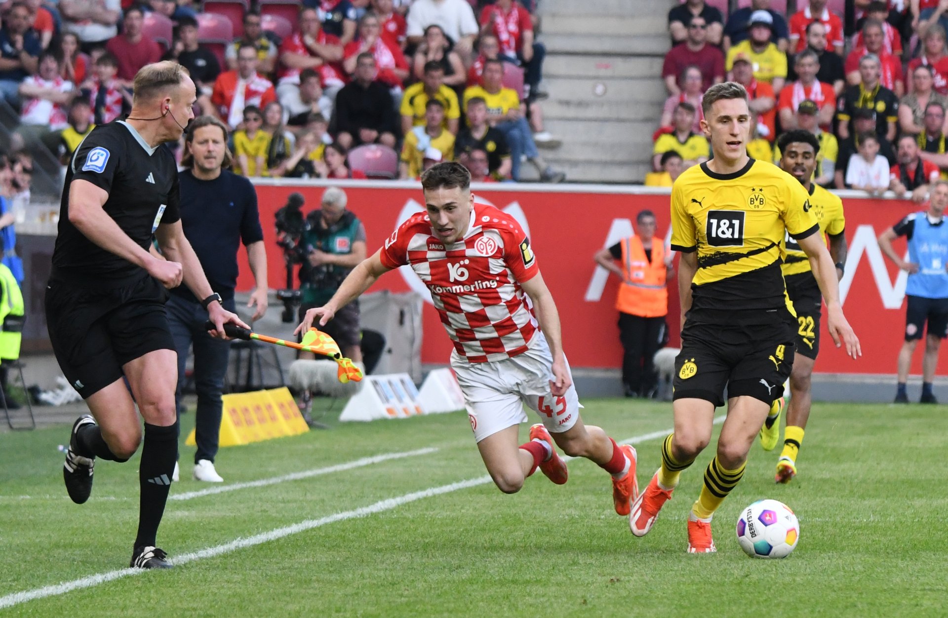 ...bevor Nico Schlotterbeck ihn aus dem Tritt brachte.