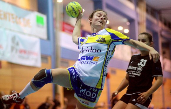 Mit drei Treffern war Stefanie Konrad zusammen mit Youngster Kim Quetsch bereits die erfolgreichste Schützin der SG Bretzenheim II beim Punktgewinn in Marpingen.