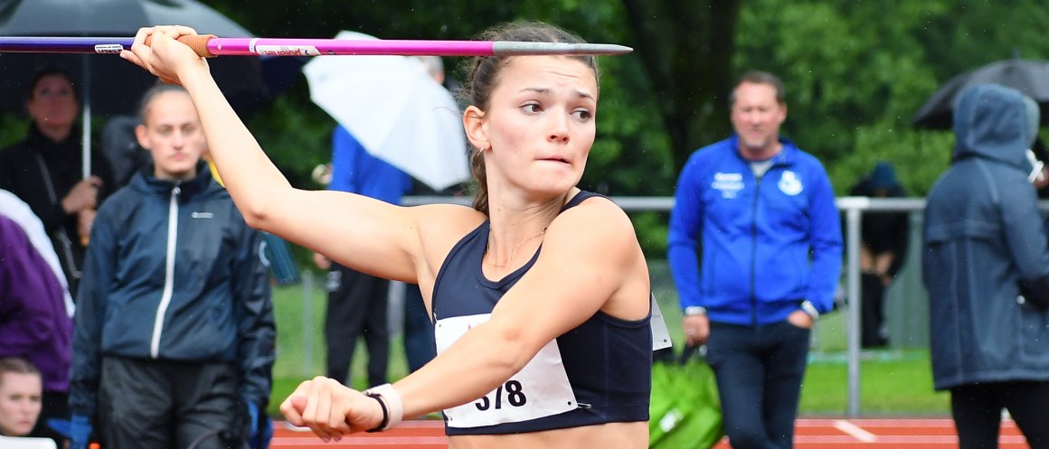 Aus einer Zitterpartie wurde ein überragendes Resultat: Lotte Gretzler warf den Speer im dritten Versch auf 47,49 Meter.