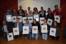 Meisterehren für die Titelträger aus dem Tennisverbandes Rheinhessen in der Medenrunde 2014.
