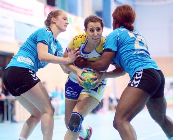 Kristin Gärtner war in diesem Topspiel die Frau für die wichtigen Tore. In einer kritischen Phase nach der Pause und (nicht) zuletzt mit dem Siegtreffer war sie am Erfolg maßgeblich beteiligt.