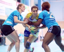 Kristin Gärtner war in diesem Topspiel die Frau für die wichtigen Tore. In einer kritischen Phase nach der Pause und (nicht) zuletzt mit dem Siegtreffer war sie am Erfolg maßgeblich beteiligt.